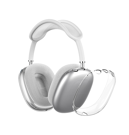 AirPods Max | AirPods Max | Premium Silikone Cover - Gennemsigtig - DELUXECOVERS.DK