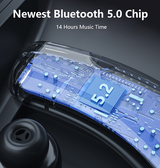 Bluetooth Øresnegl | NX-Tech™ - Håndfri Headset / Øresnegl Bluetooth - 5.2 - Sort - DELUXECOVERS.DK
