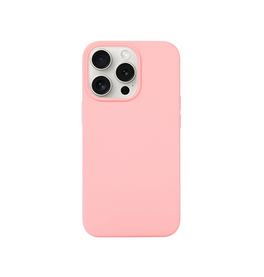 iPhone 14 Pro Max - IMAK™  Pastel Silikone Cover - Blush Pink