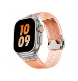 Apple Watch 42-49mm | Apple Watch (42/44/SE/45/46/49mm) - Redefine™ Translucent Sports Rem - Orange - DELUXECOVERS.DK