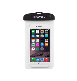 Universal Vandtæt | HAWEEL™ Vandtæt Mobilpose til iPhone/Android - Transparent - DELUXECOVERS.DK