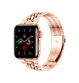 Apple Watch 42-49mm | Apple Watch (42/44/SE/45/46/49mm) - Butterfly Stål Urlænke - Rose - DELUXECOVERS.DK