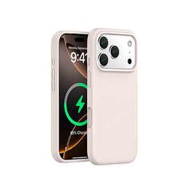 iPhone 17 Pro | iPhone 17 Pro - Deluxe™ Soft Touch Silikone Cover - MagSafe-kompatibel - Lyserød - DELUXECOVERS.DK