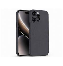 iPhone 14 Pro | iPhone 14 Pro - Magnetisk Silikone Cover M. MagSafe - Sort - DELUXECOVERS.DK