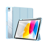 iPad 10.9" (2022) | iPad 10.9" 2022 (10th gen) - Dux Ducis™ Mesh Design Trifold Cover - Blå - DELUXECOVERS.DK