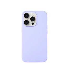 iPhone 15 Pro | iPhone 15 Pro - IMAK™  Pastel Silikone Cover - Lilla - DELUXECOVERS.DK
