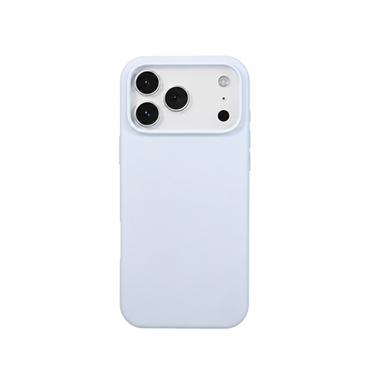 iPhone 17 Pro Max | iPhone 17 Pro Max - DeLX™ Pastel Silikone Cover - Cloudy Blue - DELUXECOVERS.DK