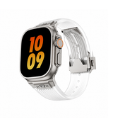 Apple Watch 42-49mm | Apple Watch (42/44/SE/45/46/49mm) - Redefine™ Translucent Sports Rem - Klar - DELUXECOVERS.DK