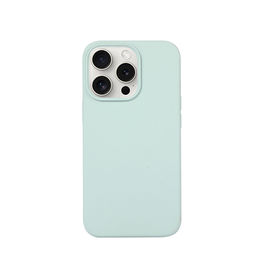 iPhone 14 Pro Max - IMAK™  Pastel Silikone Cover - Moss Green