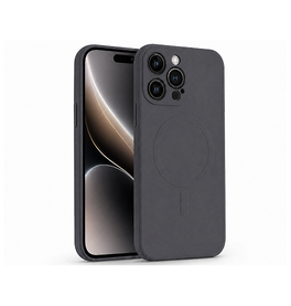 iPhone 14 Pro Max | iPhone 14 Pro Max - Magnetisk Silikone Cover M. MagSafe - Sort - DELUXECOVERS.DK
