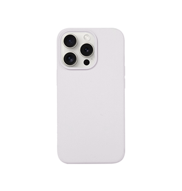 iPhone 14 Pro Max - IMAK™  Pastel Silikone Cover - Hvid/Lysegrå