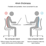 Mobil Stander | Multi-vinkel Stativ til Computer / MacBook - Sammenklappelige - Sølv - DELUXECOVERS.DK