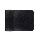 Macbook Sleeve | MacBook Pro 14" - L'Empiri™ Smooth Læder Sleeve - Sort - DELUXECOVERS.DK