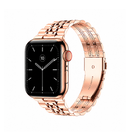 Apple Watch 38-42mm | Apple Watch (38/40/SE/41/42mm) - Butterfly Stål Urlænke - Rose - DELUXECOVERS.DK