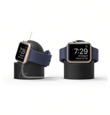 Apple Watch Opladere & Standere | Apple Watch - Night Stand Oplader Stander - Sort - DELUXECOVERS.DK