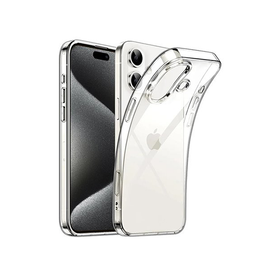 iPhone 16 | iPhone 16 - DeLX™ Ultra Silikone Cover - Gennemsigtig - DELUXECOVERS.DK