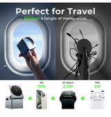 Ladestation / Trådløs oplader | LISEN™ | 3-i-1 Trådløs Oplader til iPhone, AirPods & Apple Watch - DELUXECOVERS.DK