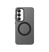 Samsung Galaxy S25 Plus | Samsung Galaxy S25 Plus - DeLX™ Translucent MagSafe Silikone Cover - Sort - DELUXECOVERS.DK