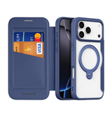 iPhone 17 Pro - DUX DUCIS® MagSafe Flip Cover - Kortholder - Blå