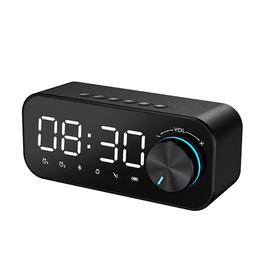 Wake-up Lampe | Digital LED Vækkeur M. belysning, FM-radio - genopladelig - DELUXECOVERS.DK