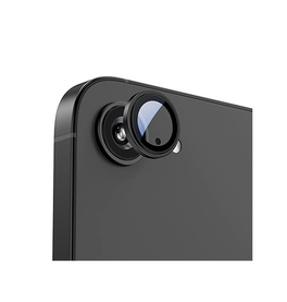 iPhone Beskyttelsesglas | iPhone 17e / 16e - NTJO™ 9H Kamera Linse Beskyttelsesglas - Sort - DELUXECOVERS.DK