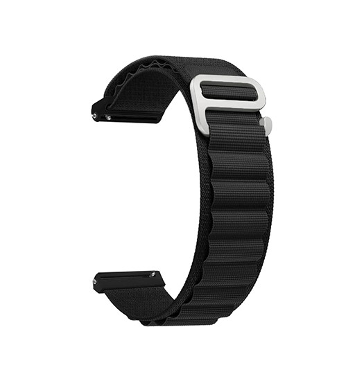 Samsung Galaxy Watch FE | Samsung Galaxy Watch FE (40mm) - L'Empiri™ Trail-X Nylon Loop - Sort - DELUXECOVERS.DK