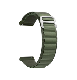 Samsung Galaxy Watch 3 (20mm) | Samsung Galaxy Watch 3 (41mm) - L'Empiri™ Nylon Shift Rem - Grøn - DELUXECOVERS.DK