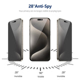 iPhone Beskyttelsesglas | <AAA>iPhone 14 Pro Max - ENKAY™ Privacy Beskyttelsesglas m. Nem Installation - DELUXECOVERS.DK