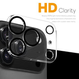 iPhone Beskyttelsesglas | iPhone 17 Pro Max - NTJO™ 9H Kamera Linse Beskyttelsesglas - Transparent - DELUXECOVERS.DK