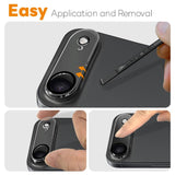 iPhone Beskyttelsesglas | iPhone 17 Air - NTJO™ 9H Kamera Linse Beskyttelsesglas - Transparent - DELUXECOVERS.DK