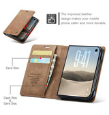 iPhone Duo – CaseMe™ Noble Læder Etui / Pung - Brun