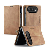iPhone Duo – CaseMe™ Noble Læder Etui / Pung - Brun