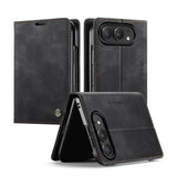 iPhone Duo – CaseMe™ Noble Læder Etui / Pung - Sort