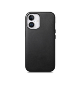 iPhone 17 - DeLX® Læder Cover - MagSafe Kompatibel - Sort