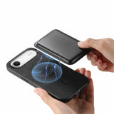 iPhone 17 Air - Valora™ MagSafe Kortholder 2-i-1 Cover - Retro Sort