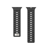 Apple Watch 42-49mm | Apple Watch (42/44/SE/45/46/49mm) - Magnetisk Silikonerem - Sort - DELUXECOVERS.DK