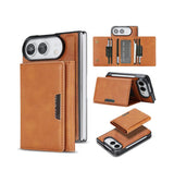 iPhone Fold – Kalebol™ MagSafe Tri-Fold Cover – Brun