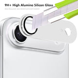 iPhone Beskyttelsesglas | iPhone 17 Air - ENKAY™ 9H Kamera Linse Beskyttelsesglas - Silver Aluminium - DELUXECOVERS.DK