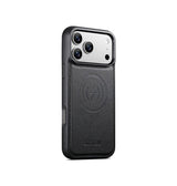 iPhone 18 Pro Max | iPhone 18 Pro Max - Suteni® Vegansk Læder cover M. MagSafe - Sort - DELUXECOVERS.DK