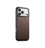iPhone 18 Pro - Suteni®  Vegansk Læder cover M. MagSafe  - Brun