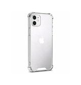iPhone 12 Mini | iPhone 12 Mini - Silent Stødsikker Silikone Cover - Gennemsigtig - DELUXECOVERS.DK