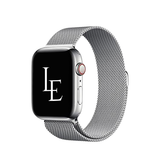 Apple Watch 42-49mm | Apple Watch (42/44/SE/45/46/49mm) - L'Empiri™ Milanese Loop - Sølv - DELUXECOVERS.DK