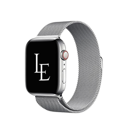Apple Watch 42-49mm | Apple Watch (42/44/SE/45/46/49mm) - L'Empiri™ Milanese Loop - Sølv - DELUXECOVERS.DK