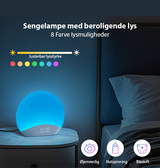 Wake-up Lampe | Wake-up Lampe - Lysterapilampe M. 26 Søvnlarmlyde - HFiD™ - DELUXECOVERS.DK