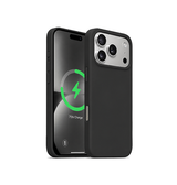 iPhone 17 Pro | iPhone 17 Pro - Deluxe™ Soft Touch Silikone Cover - MagSafe-kompatibel - Sort - DELUXECOVERS.DK