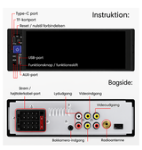 Carplay Skærm | 1DIN Bilradio 6,86” Touch – Trådløs Apple CarPlay & Android Auto - DELUXECOVERS.DK
