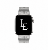 Apple Watch 38-42mm | Apple Watch (38/40/SE/41/42mm) - L'Empiri™ X35 Ægte Titanium Rem - Grå - DELUXECOVERS.DK
