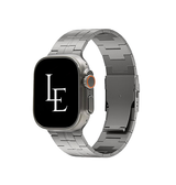 Apple Watch 42mm | Apple Watch (42/44/SE/45mm & Ultra) - L'Empiri™ X35 Ægte Titanium Rem - Natural - DELUXECOVERS.DK