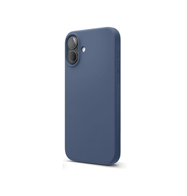 iPhone 16 | iPhone 16 - Deluxe™ Soft Touch Silikone Cover - Blå - DELUXECOVERS.DK