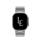 Apple Watch 42mm | Apple Watch (42/44/SE/45mm & Ultra) - L'Empiri™ X35 Ægte Titanium Rem - Natural - DELUXECOVERS.DK